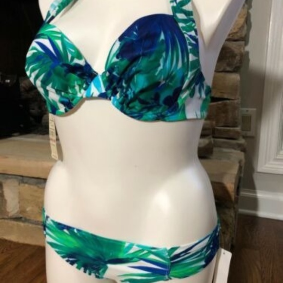 Tommy Bahama Other - Tommy Bahama Halter 34D S Hipster Swim Suit